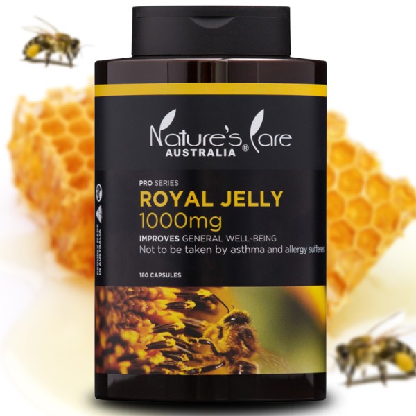 Nature's Care Pro 黑金系列 ROYAL JELLY 1000 mg 蜂王乳 180粒/膠囊 Nature's Care Pro 黑金系列 ROYAL JELLY 1000 mg 蜂王乳 180粒/膠囊