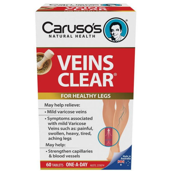 Caruso's  Veins Clear 靜脈曲張舒緩片 60片