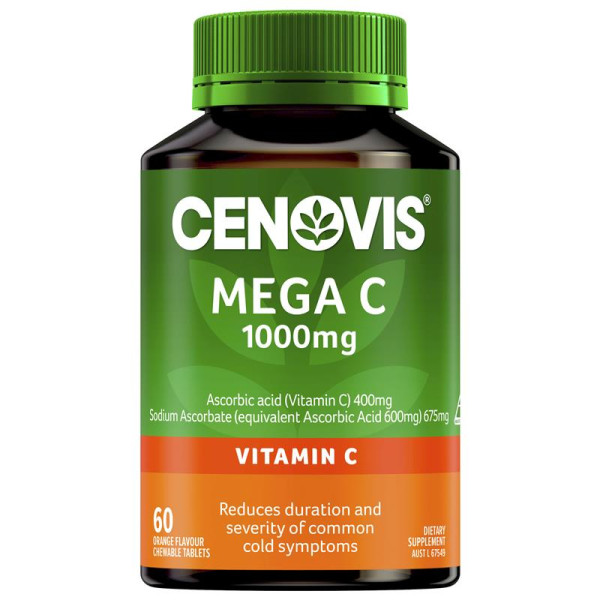 Cenovis 高單位維生素C咀嚼片100mg 60粒