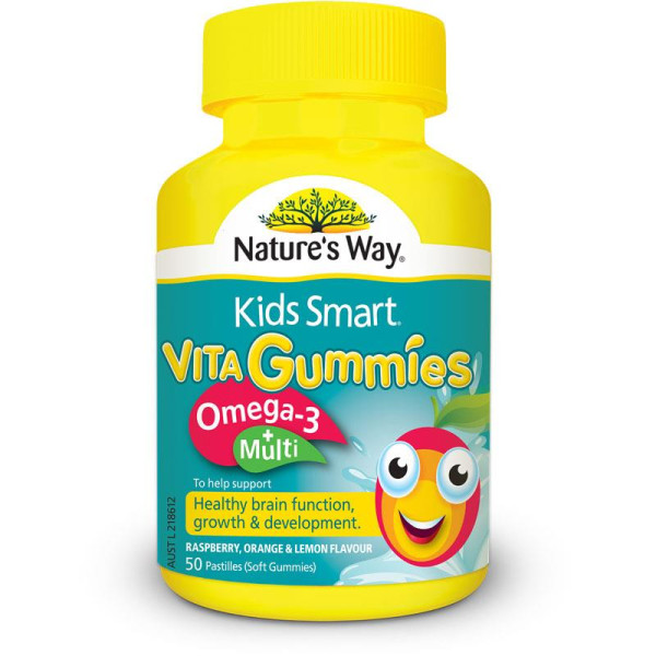 Nature's Way Kids Smart 小熊造型兒童魚油+維生素軟糖 50粒/軟糖