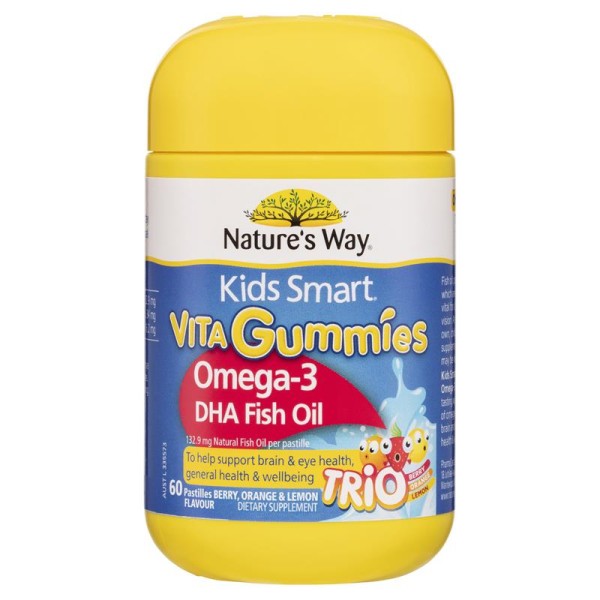 Nature's Way Kids Smart 小熊造型兒童魚油軟糖 60粒/軟糖