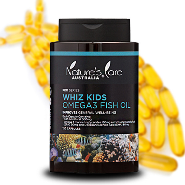 Nature's Care Pro 黑金系列 WHIZ KIDS OMEGA3 FISH OIL 兒童魚油 120粒/膠囊