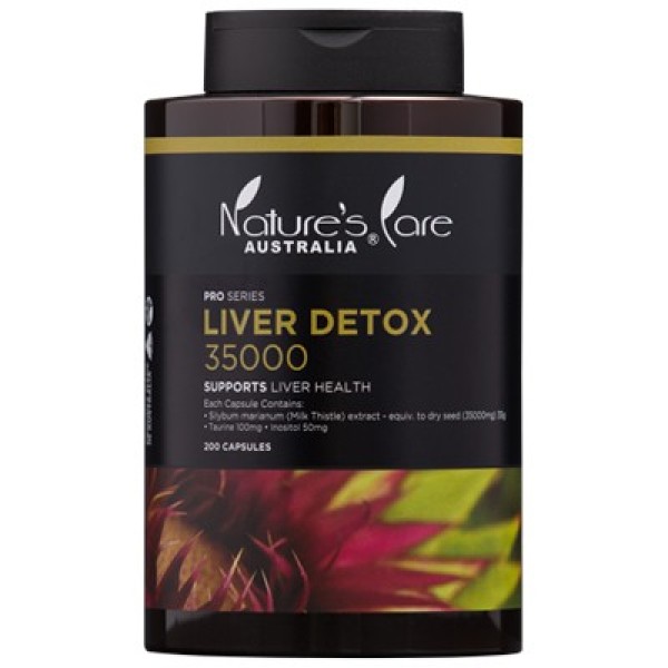 Nature's Care Pro 黑金系列 Liver Detox 35000mg 高單位百肝寧 200粒/膠囊 Nature's Care Pro 黑金系列 Liver Detox 35000mg 高單位百肝寧 200粒/膠囊