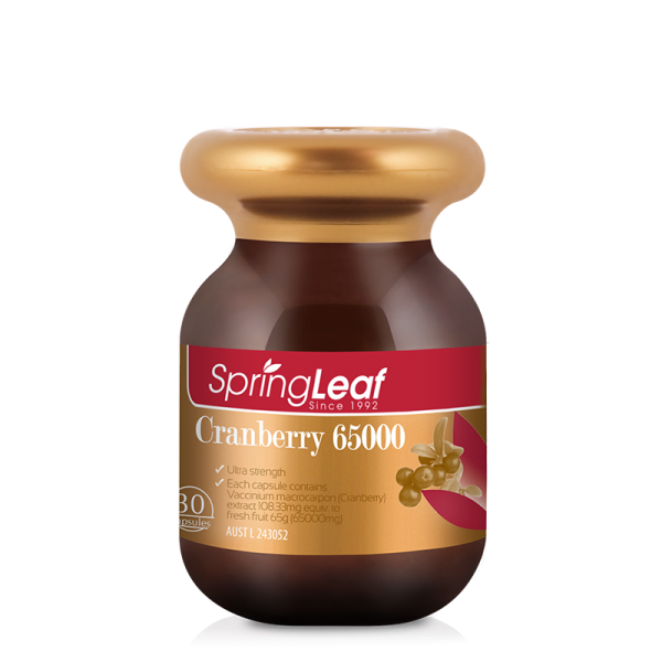 Spring Leaf 綠芙 Cranberry 蔓越莓 65000mg 30粒 / 膠囊