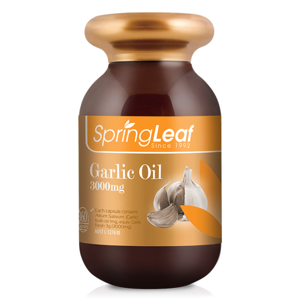 Spring Leaf 綠芙 Garlic Oil 3000mg 大蒜精 360粒/膠囊