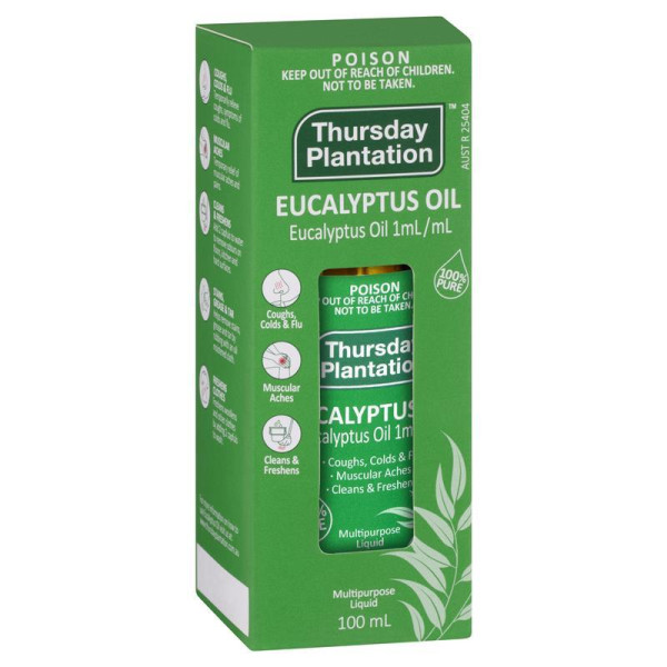 Thursday Plantation Eucalyptus Oil星期四農莊 100% 純尤加利精油 100ml