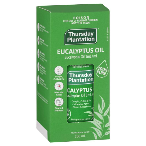 Thursday Plantation Eucalyptus Oil 星期四農莊100% 純尤加利精油 200ml